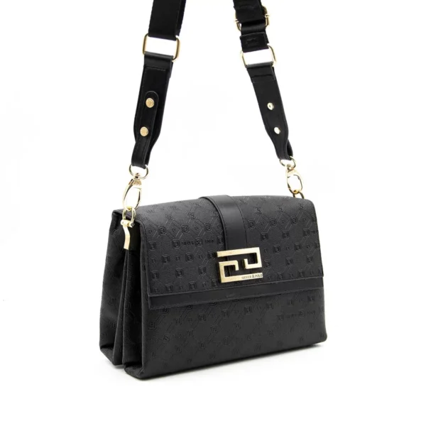 Дамска чанта с три отделения в цвят черно Silver&Polo - 2 5465 00 03 03 2022 12 39 01 jpg