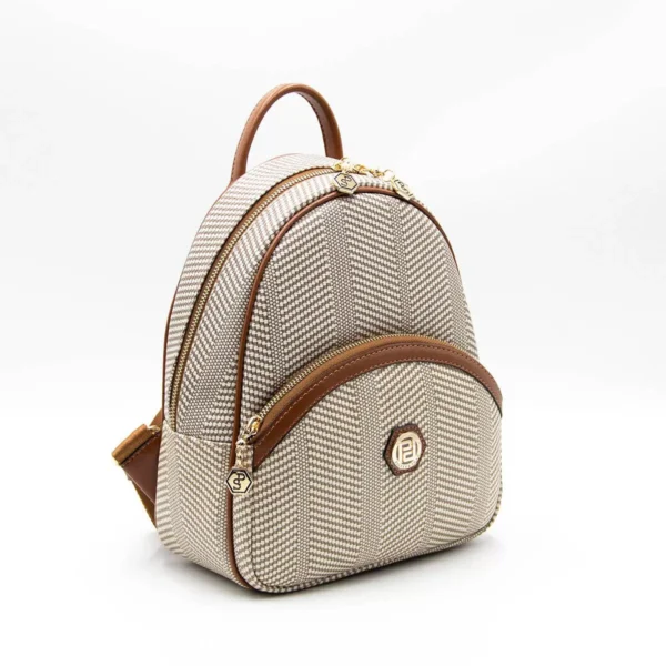 Дамска раница в цвят бежово и кафяво Silver&Polo