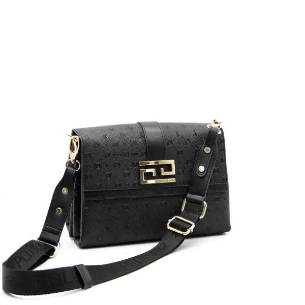 Дамска чанта с три отделения в цвят черно Silver&Polo - 5 5465 00 03 03 2022 12 39 04 jpg