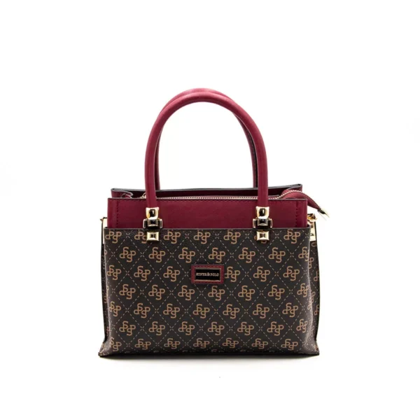 Дамска чанта в тъмно кафяво и бордо Silver&Polo - 1 9078 00 14 12 2023 14 50 45 jpg