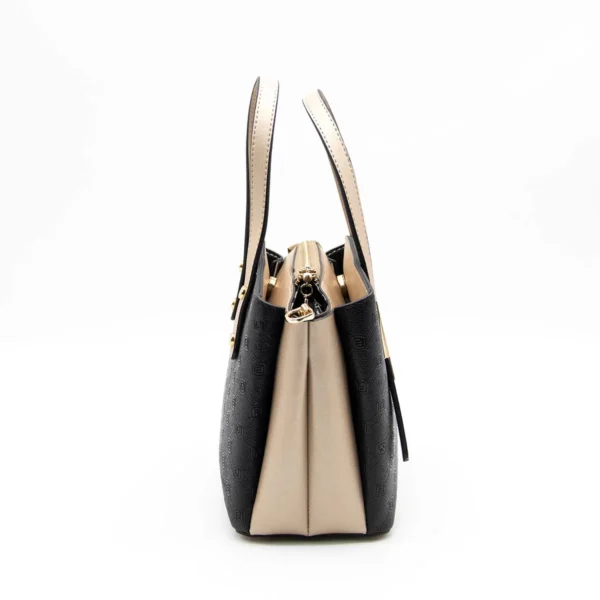 Дамска чанта в цвят черно и бежово Silver&Polo - 3 7026 00 22 10 2022 13 14 01 jpg