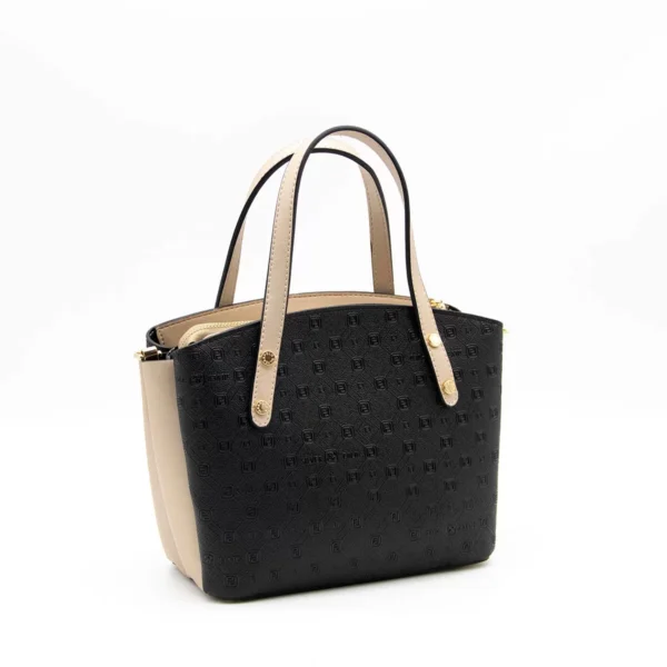 Дамска чанта в цвят черно и бежово Silver&Polo - 4 7026 00 22 10 2022 13 14 03 jpg