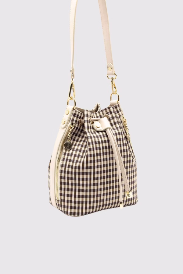 Чанта „Портофино“ в бежово и кафяво - 5 43