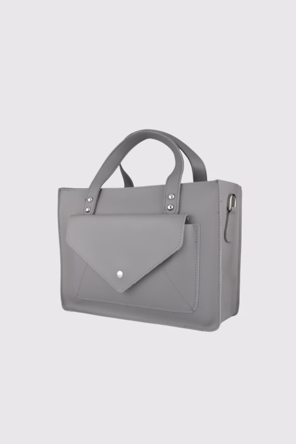 Дамска чанта Eleganza-Сиво - 10 19