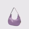 Дамска чанта Хобо с несесер в светло лилаво - 19 11