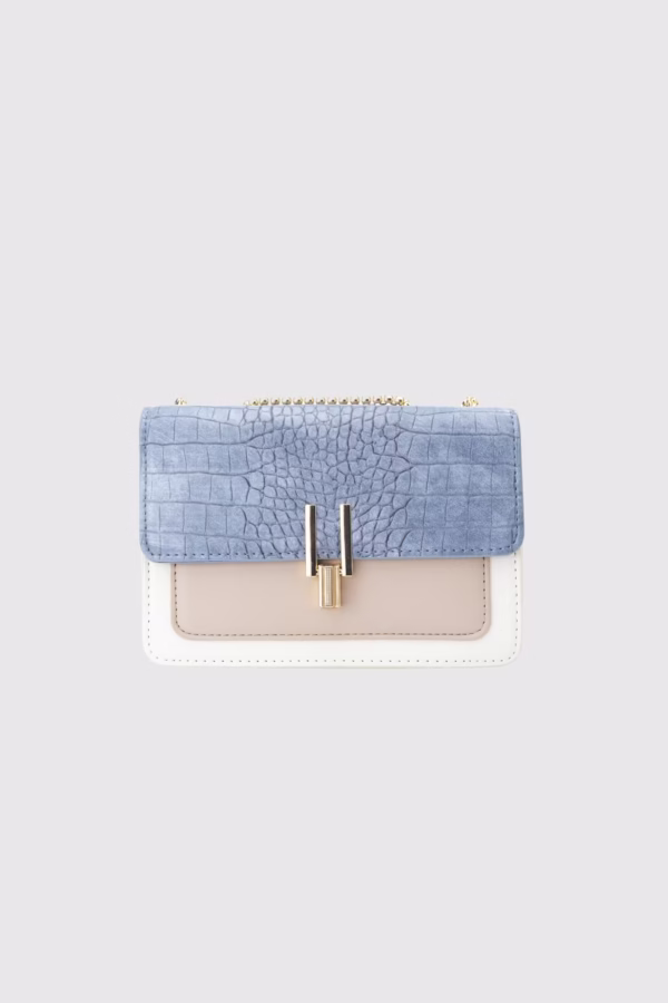 Дамска чанта "Патриция" с крокодилски десен