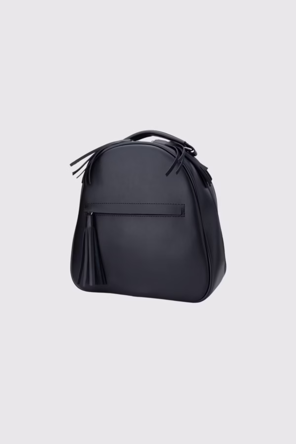 Дамска раница „Пискюлена елегантност“ в черно - 2 32