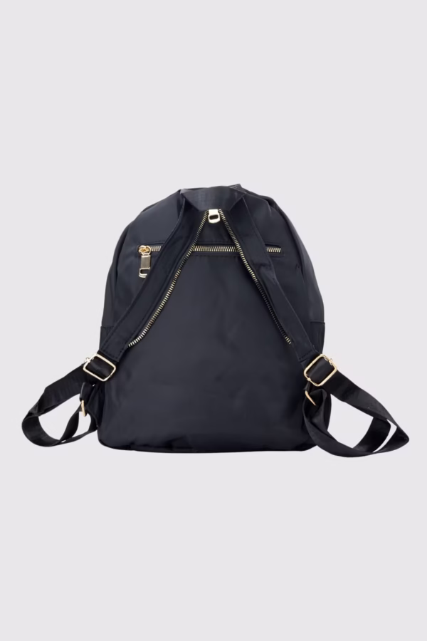 21 Черна дамска раница с капак