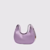 Дамска чанта Хобо с несесер в светло лилаво - 21 9