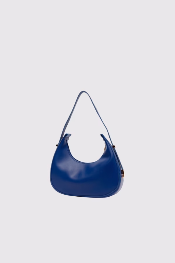 Дамска чанта Хобо с несесер в тъмно синьо - 24 7