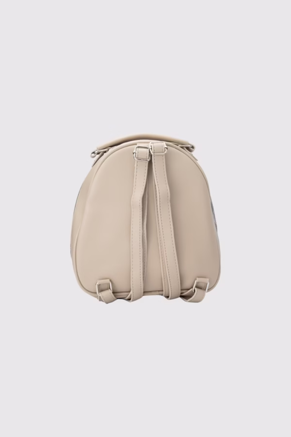 Дамска раница „Пискюлена елегантност“ в бежово - 6 24