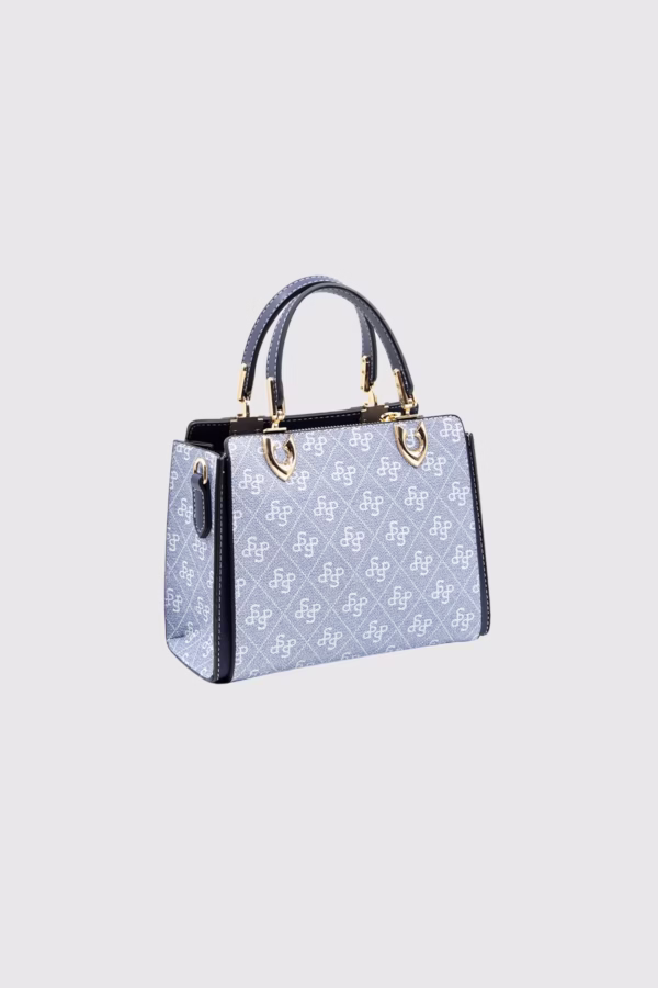Дамска чанта в цвят тъмно и светло синьо Silver&Polo