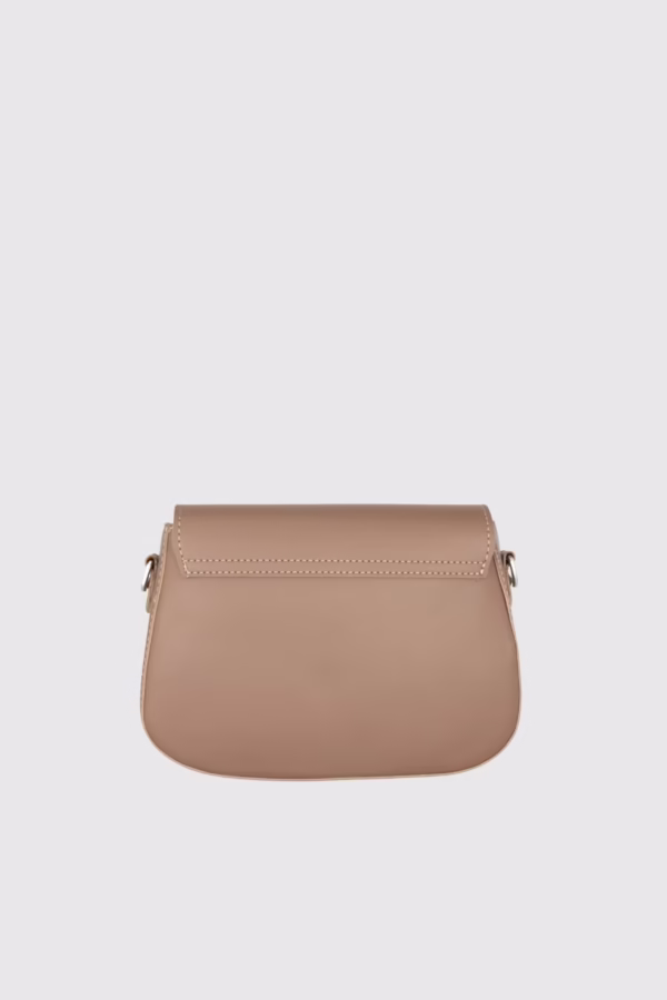 Дамска чанта в цвят кафяво - 6 8