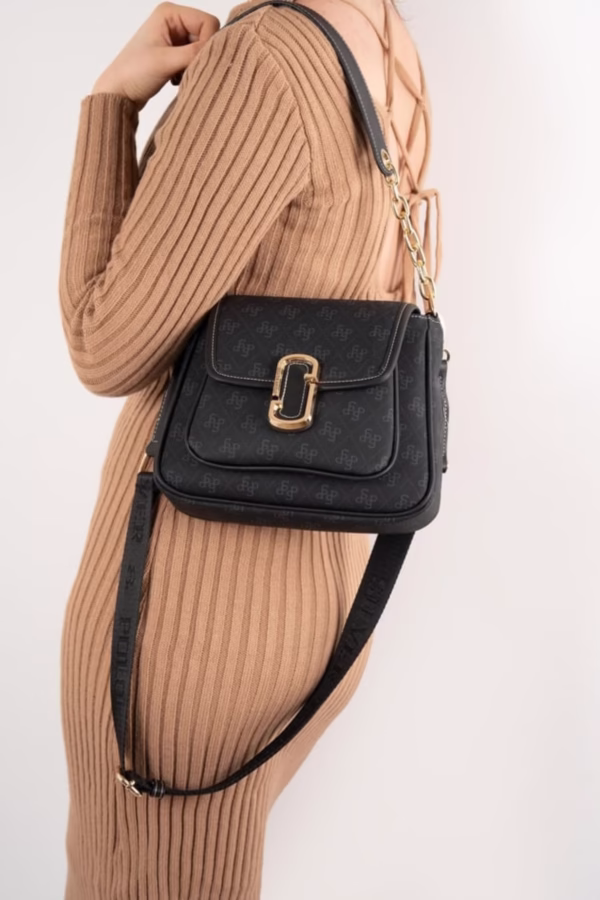 Дамска чанта „Теди“ с инициали и метални акценти - untitled design 1 3