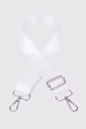 Минималистична бяла дръжка за чанта - 1 14