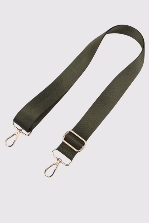 Изчистена дръжка за дамска чанта в зелено