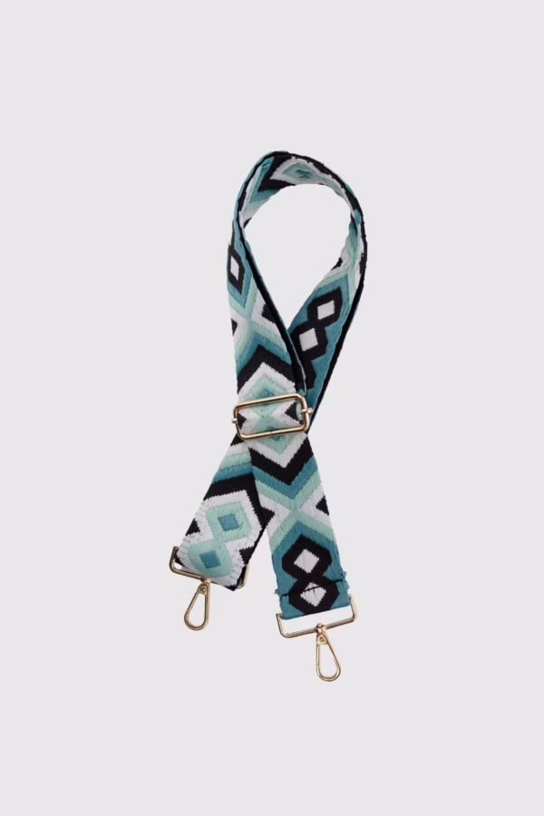Регулируема дълга дръжка за чанта – Геометричен десен - 13 7