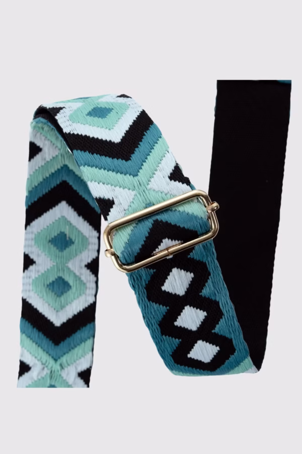 Регулируема дълга дръжка за чанта – Геометричен десен - 14 7