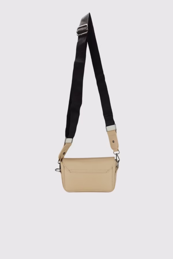 Мини дамска чанта в бежово - 17 2