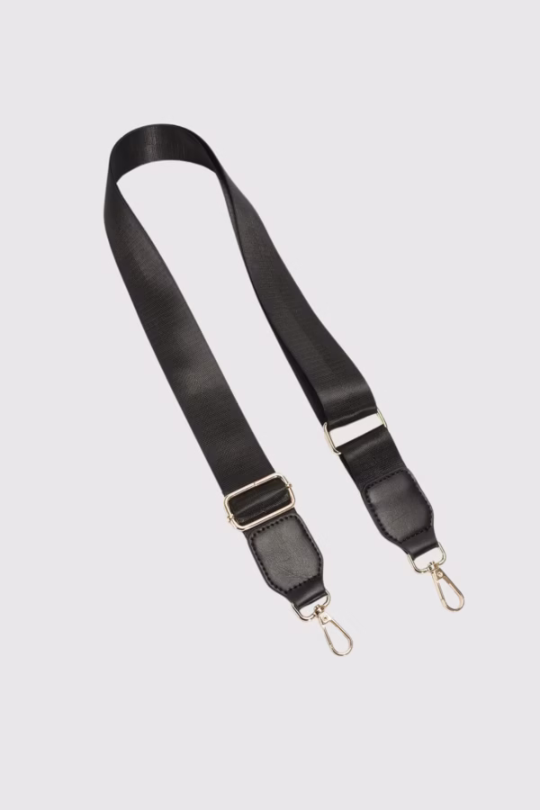 Изчистена дръжка за дамска чанта в черно - 2 8