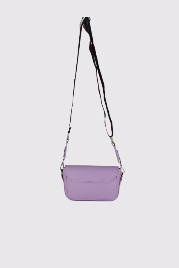 Мини дамска чанта в светло лилаво