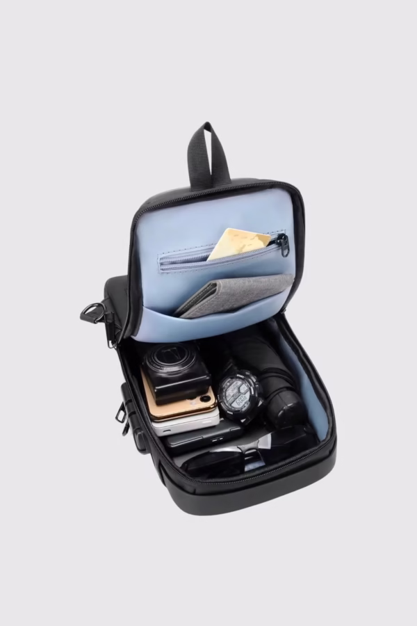 Мъжка чанта за през рамо с джоб против кражба - 22 3