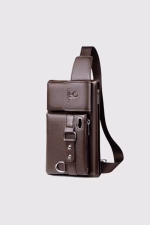 Мъжка чанта за рамо или кръст с много отделения