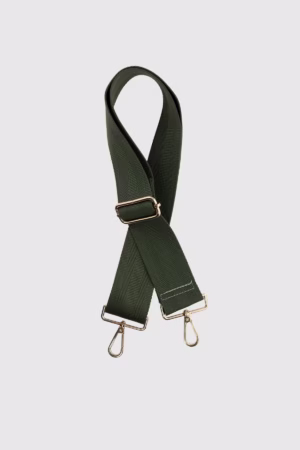Регулируема дълга дръжка за чанта -  Зелена