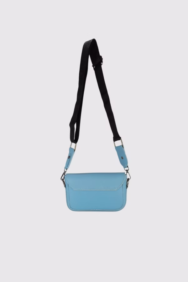 Мини дамска чанта в светло синьо - 24 2