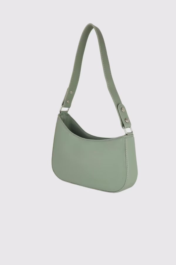 Дамска чанта Хобо в светло зелено