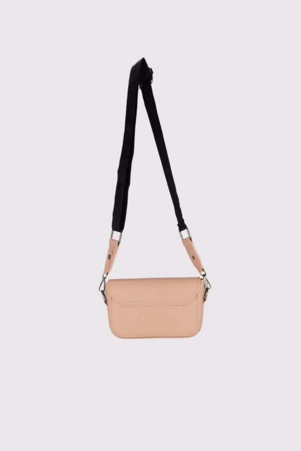 Мини дамска чанта в цвят пудра - 26 1