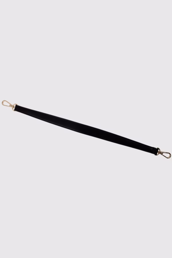 Изчистена дръжка за дамска чанта в черно - Аксесоари, Кожени