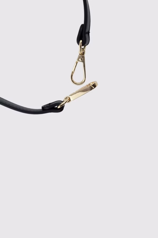 Кожена къса дръжка за чанта