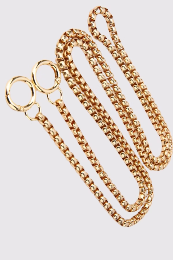 Детайл от синджирената дръжка, показващ качеството на метала