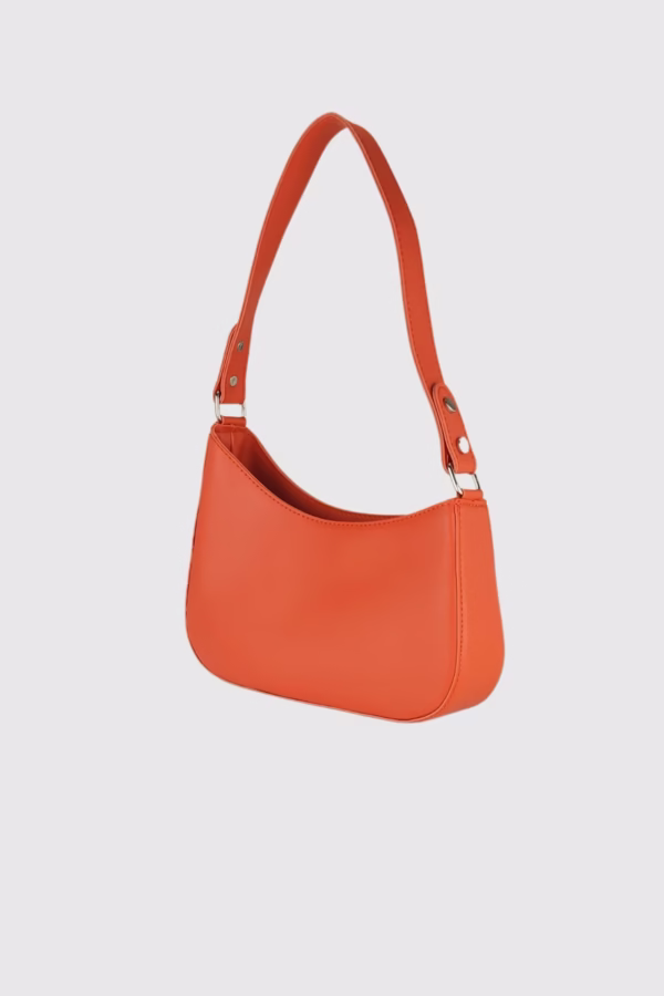Дамска чанта Хобо в оранжево