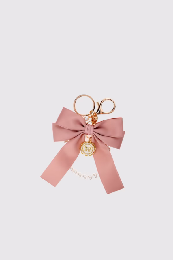 Ключодържател панделка в розово - Аксесоари, Висулки