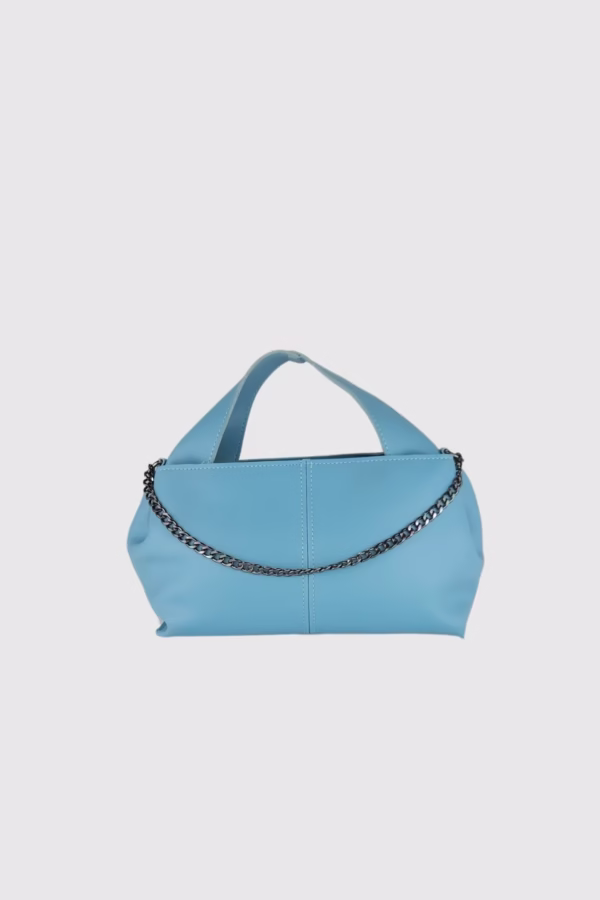 Дамска чанта с метална верижка в черно - Големи чанти, Дамски, Дамски чанти, Чанти, раници и портмонета