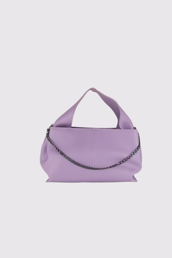 Дамска чанта с метална верижка в черно - Големи чанти, Дамски, Дамски чанти, Чанти, раници и портмонета