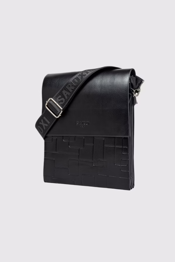 Мъжка чанта през рамо с десен - 6 3