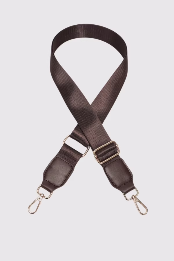 Изчистена дръжка за дамска чанта в кафяво - 6 7