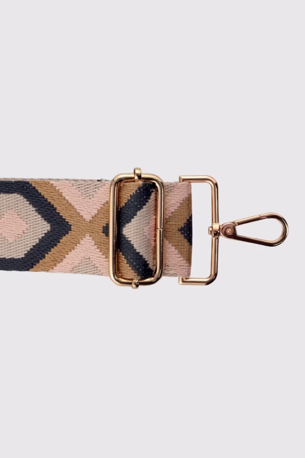 Регулируема дълга дръжка за чанта – Геометричен десен - 8 8