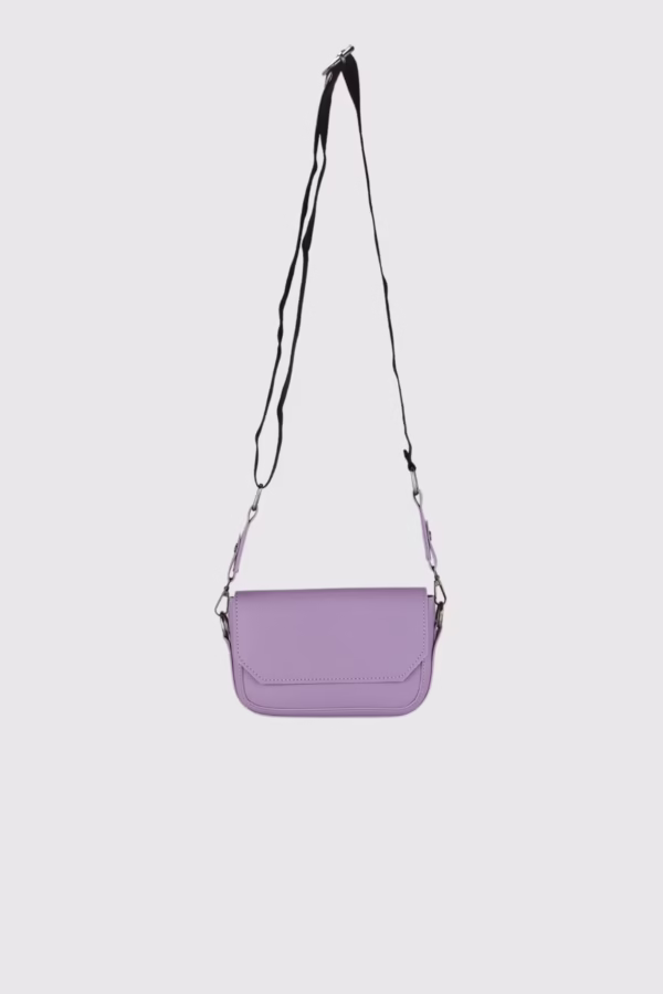 Мини дамска чанта в светло лилаво