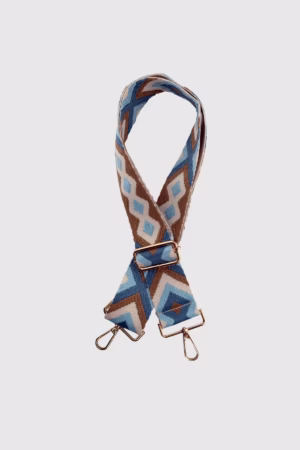 Регулируема дълга дръжка за чанта – Геометричен десен - 9 8